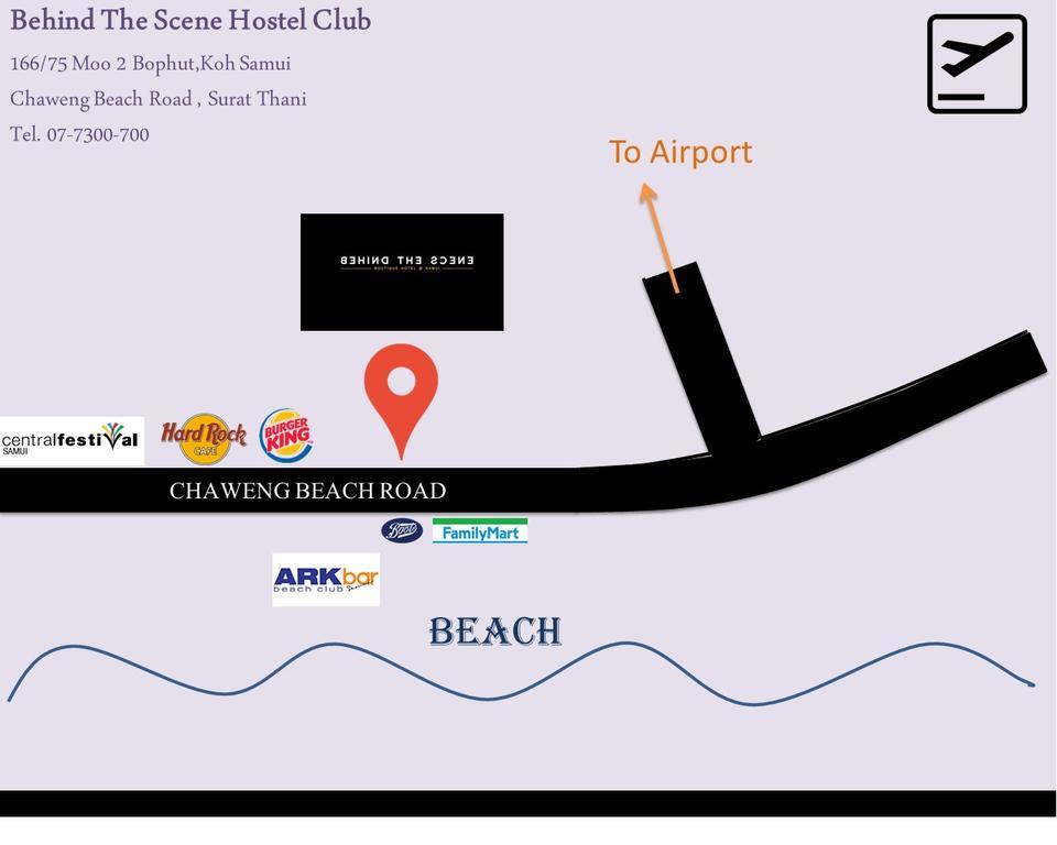Behind The Scene Hotel Club @ Samui Strand von Chaweng Exterior foto